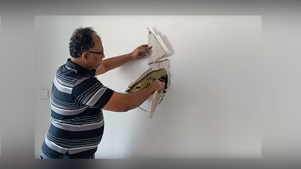 VIDEO: तीन करोड़ में खरीदा सपनों का घर, एक मुक्के में दीवार हो गई चकनाचूर