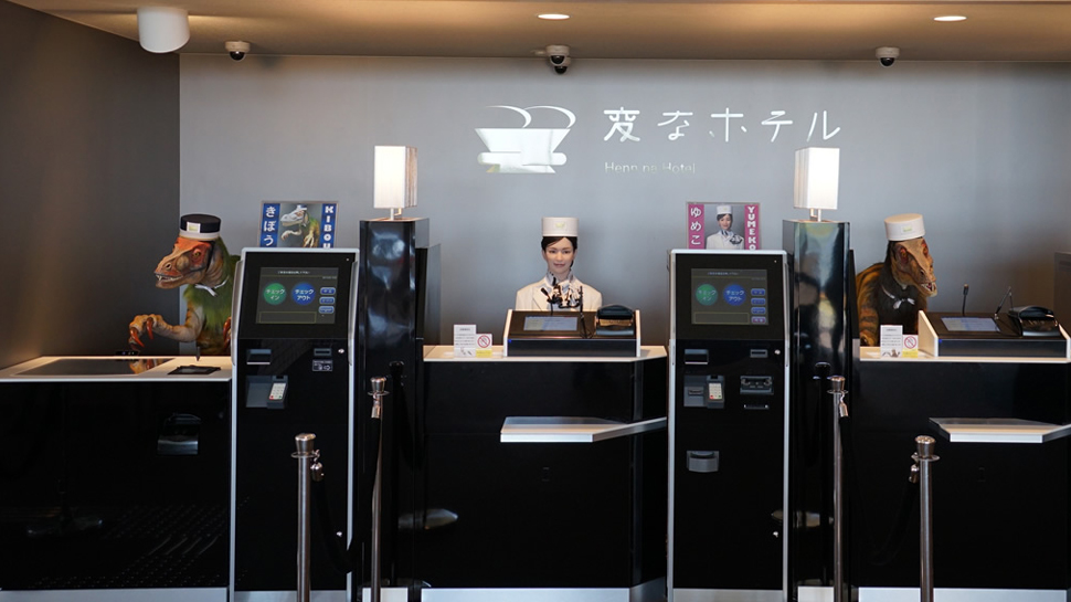 ये फोटो जापान के होटल 'हेन ना' की वेबसाइट से लिया गया है। ये फोटो जापान के होटल 'हेन ना' की वेबसाइट से लिया गया है।