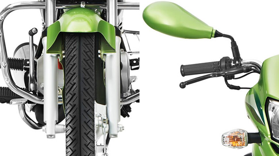 किक और इलेक्ट्रिक स्टार्ट दोनों ही विकल्प auto hero hf deluxe ibs 100cc with i3s technology