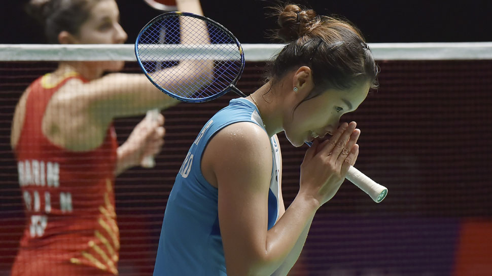 थाइलैंड की रतचानोक इंतानोन फाइनल जीतने के बाद दर्शकों का अभिवादन करती हुईं. (फोटो: PTI) थाइलैंड की रतचानोक इंतानोन फाइनल जीतने के बाद दर्शकों का अभिवादन करती हुईं. (फोटो: PTI)