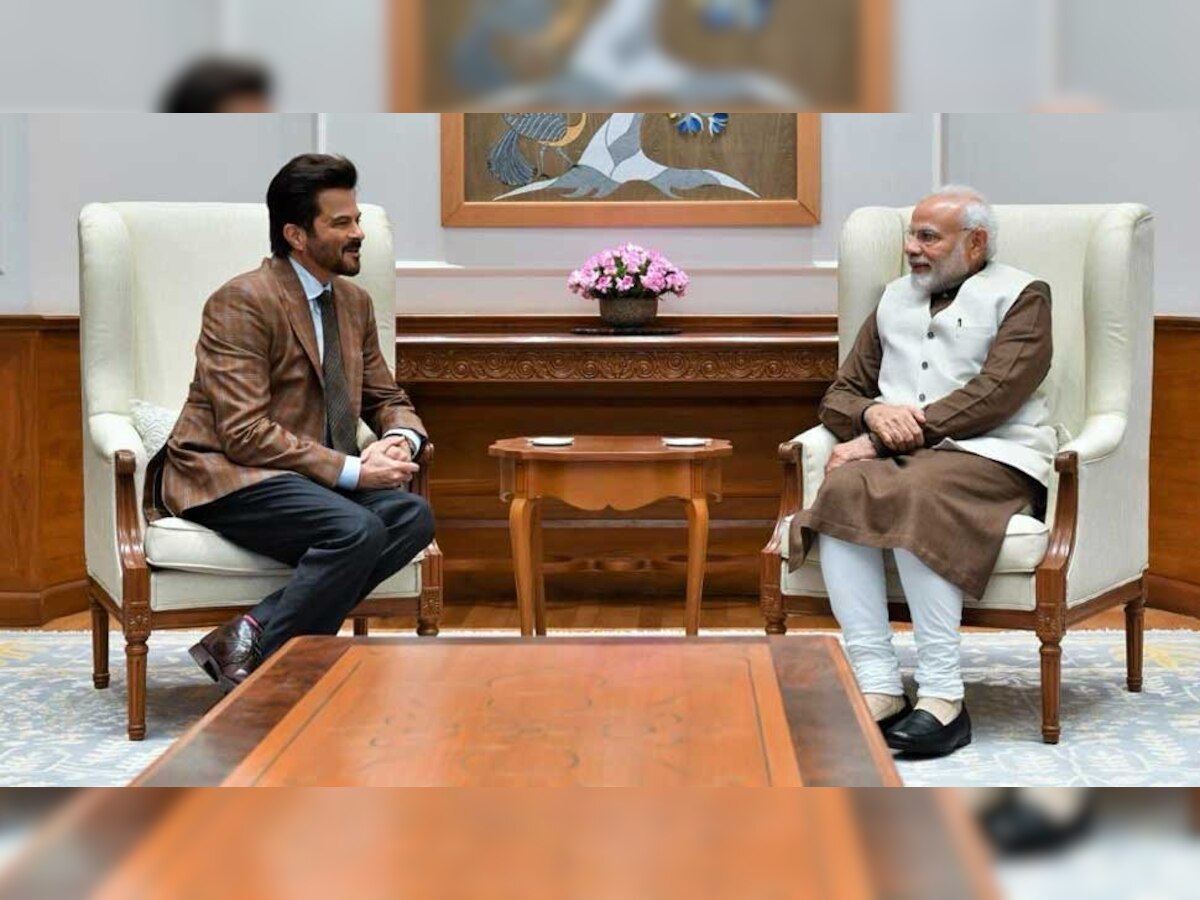 अभिनेता अनिल कपूर का कहना है कि वह भाग्यशाली हैं कि उन्हें प्रधानमंत्री नरेंद्र मोदी से मिलने का मौका मिला...(फाइल फोटो) 