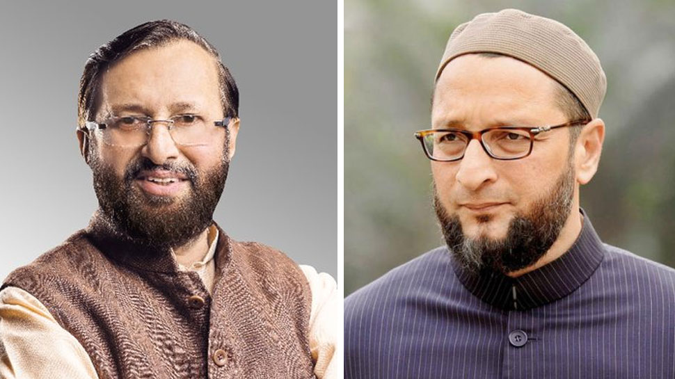 BJP की फासीवादी सोच को दिखाता है प्रकाश जावड़ेकर का बयान: ओवैसी