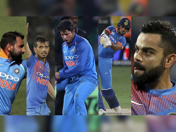 टीम इंडिया की जीत में शमी, कुलदीप, चहल, धवन और कोहली का अहम योगदान रहा. (फाइल फोटो)