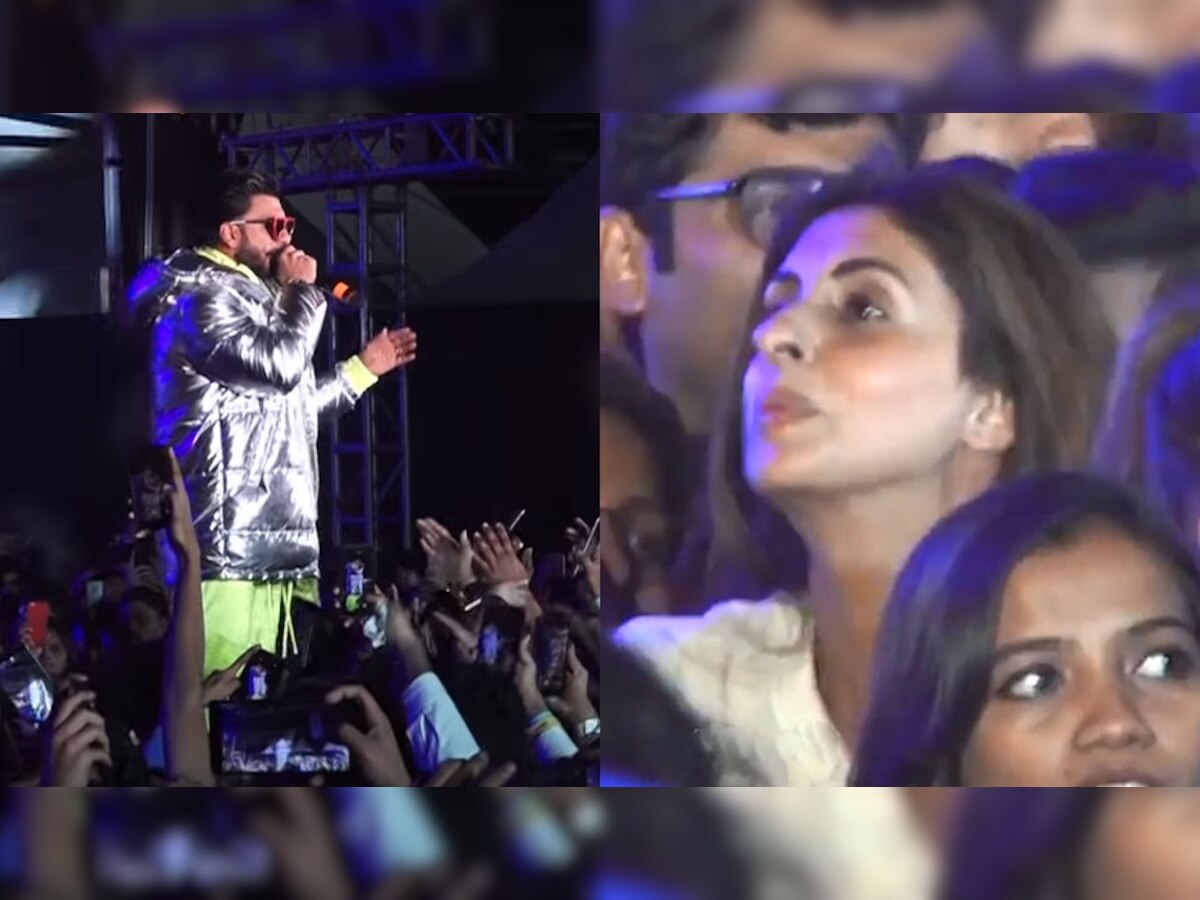 VIDEO: स्टेज पर थिरक रहे थे फिल्मी सितारे, भीड़ में खड़ी थीं अमिताभ बच्चन की बेटी