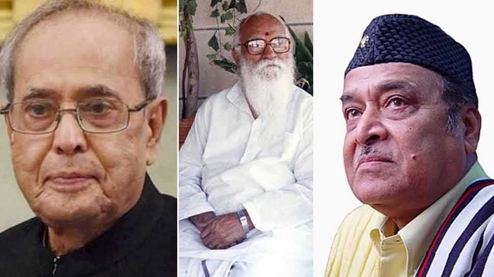 प्रणब मुखर्जी, नानाजी देशमुख और भूपेन हजारिका को भारत रत्न