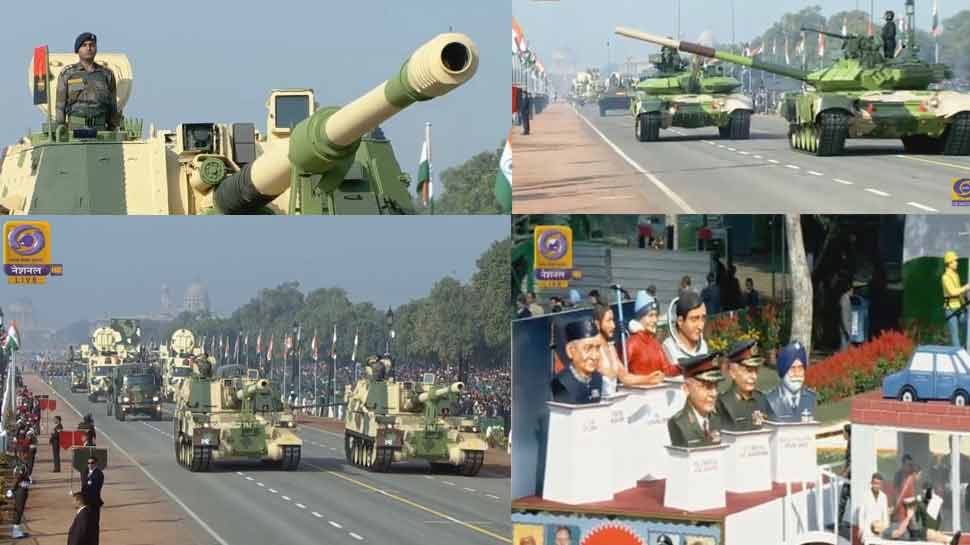 70th Republic day: राजपथ पर दुनिया ने देखी भारत की ताकत, चीफ गेस्ट ने उत्सुकता से देखी परेड 70th Republic day: राजपथ पर दुनिया ने देखी भारत की ताकत, चीफ गेस्ट ने उत्सुकता से देखी परेड