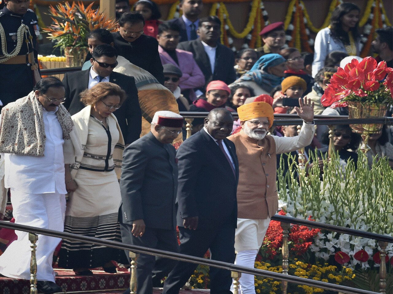 दक्षिण अफ्रीका के राष्ट्रपति बने खास मेहमान Republic Day Parade on Rajpath-10