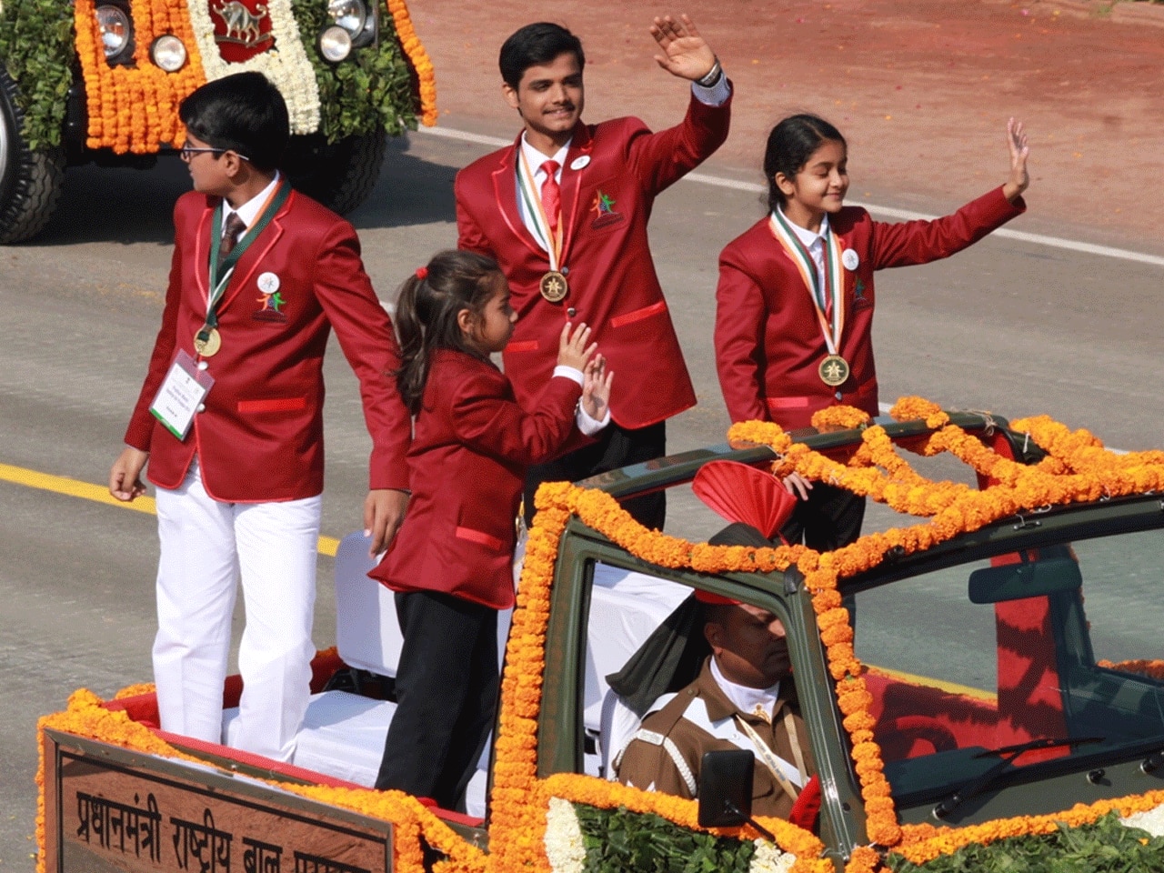 राष्ट्रीय पुरस्कार से नवाजे गए बच्चे Republic Day Parade on Rajpath-6