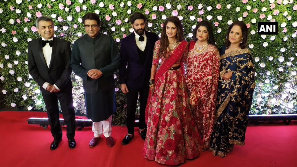 राज ठाकरे के बेटे अमित ने की शादी, रिसेप्शन में टाटा से लेकर अमिताभ जैसे बड़े सितारे पहुंचे