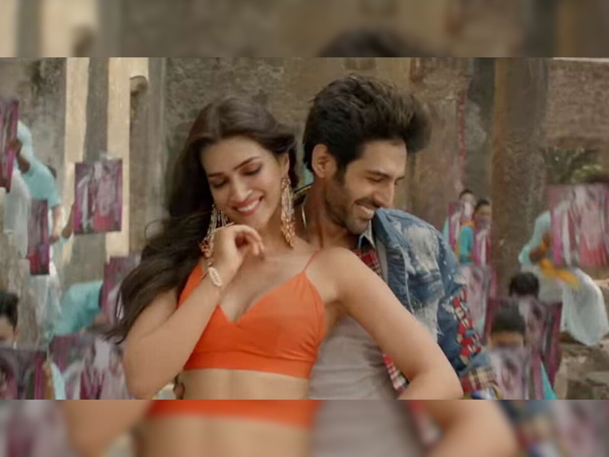 Luka Chuppi Poster Lagwa Do Song Video Kriti Sanon Kartik Aaryan कृति सैनन कार्तिक आर्यन का