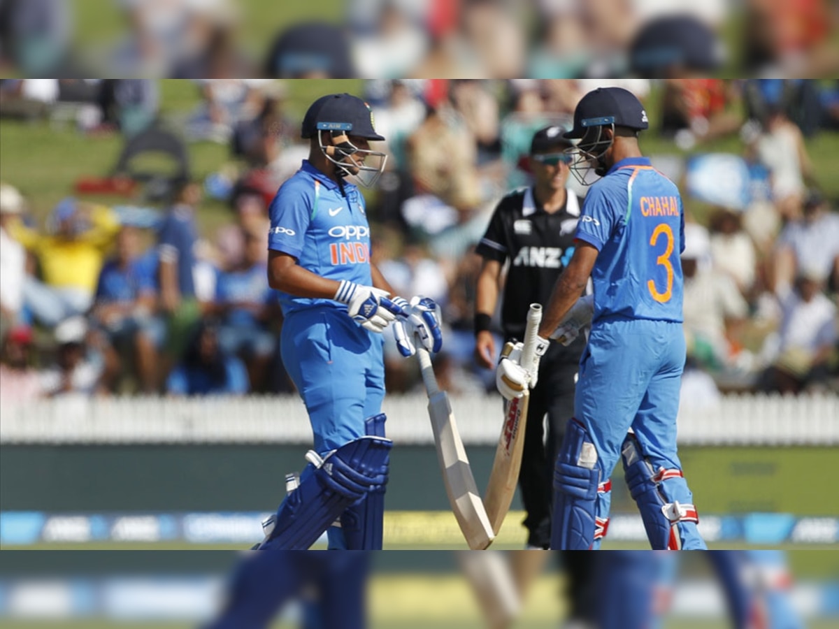  टीम इंडिया के लिए कुलदीप यादव और युजवेंद्र चहल ने सबसे ज्यादा 25 रनों की साझेदारी की.(फोटो: IANS)
