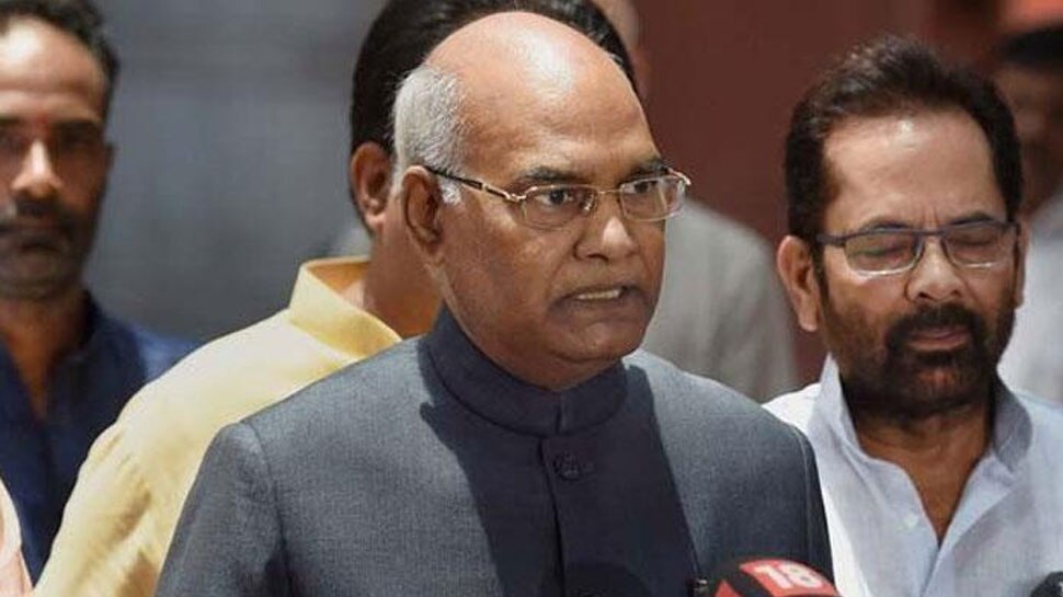 भ्रष्टाचार के खिलाफ लड़ाई लड़ी, कालेधन के मददगारों की कमर टूटी : राष्ट्रपति