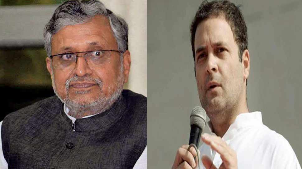 सुशील मोदी बोले, राहुल गांधी की रैली थी 'फ्लॉप शो', नहीं थे 25 हजार से अधिक लोग