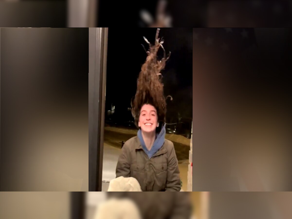 VIRAL VIDEO: -50 डिग्री में गीले बालों के साथ बाहर खड़ी हुई लड़की, बर्फ जमने से हो गया ये हाल