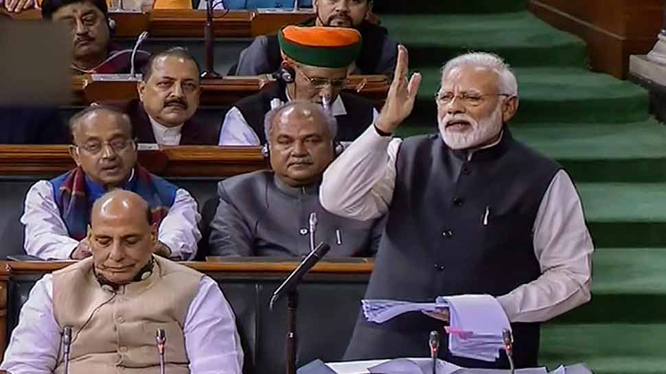 VIDEO: पीएम मोदी ने शायराना अंदाज में दिया विपक्ष को करारा जवाब, जानें उन्होंने क्या कहा