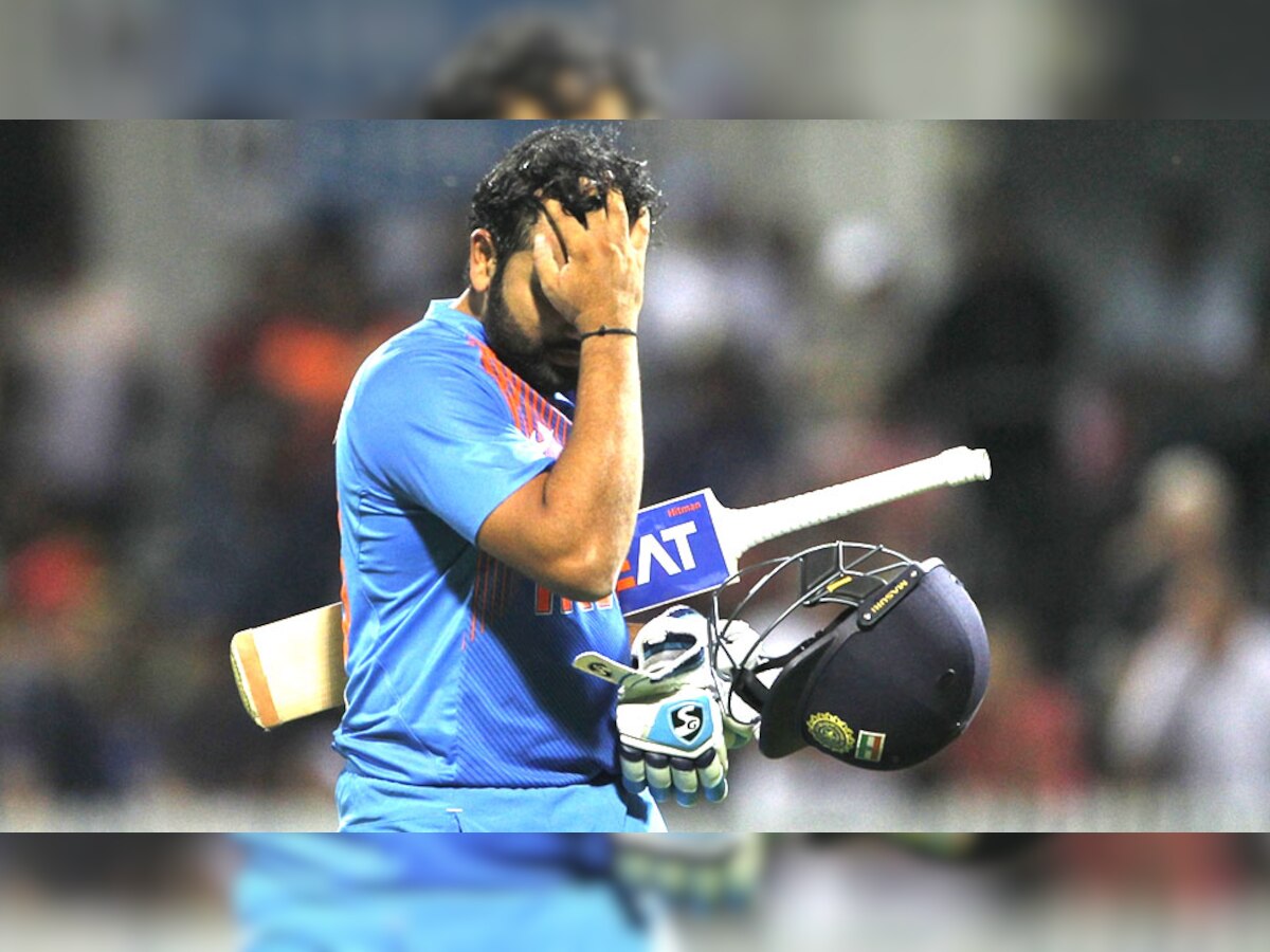 भारतीय कप्तान और ओपनर रोहित शर्मा ने 32 गेंदों पर 38 रन की धीमी पारी खेली. (फोटो: IANS) 