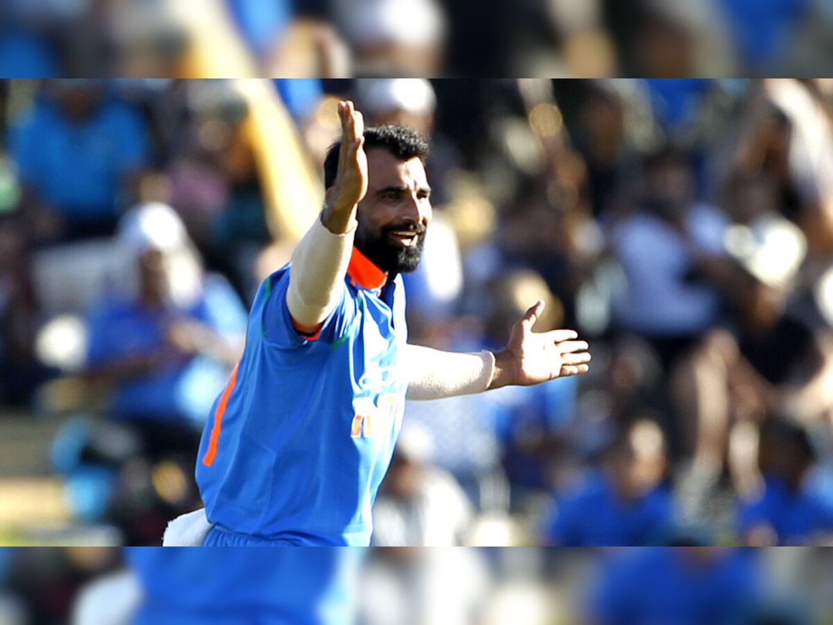 India vs New Zealand: 28 साल के मोहम्मद शमी ने न्यूजीलैंड के खिलाफ चार वनडे खेले और उनमें 9 विकेट लिए. (फोटो: IANS)