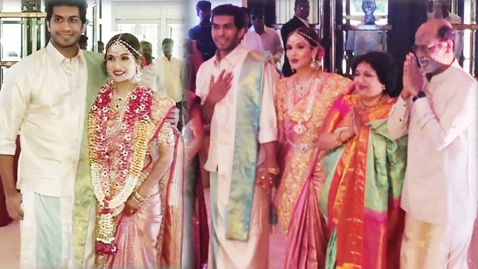 चेन्नई में हुई रजनीकांत की बेटी सौंदर्या की दूसरी शादी, यहां देखें WEDDING PICS