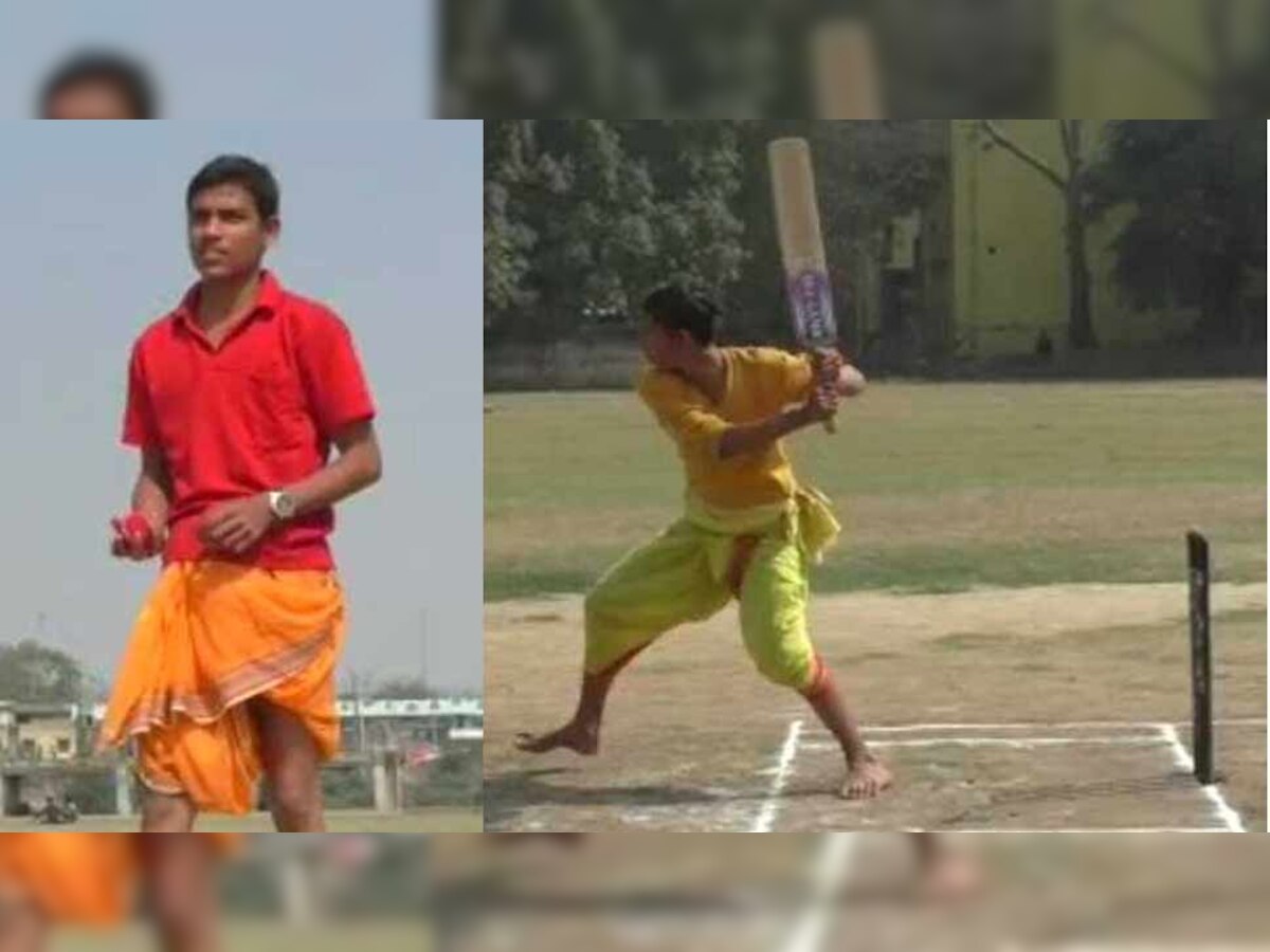 काशी की जमीन पर धोती कुर्ता पहन उतरे क्रिकेटर, संस्कृत में हुई कमेंट्री