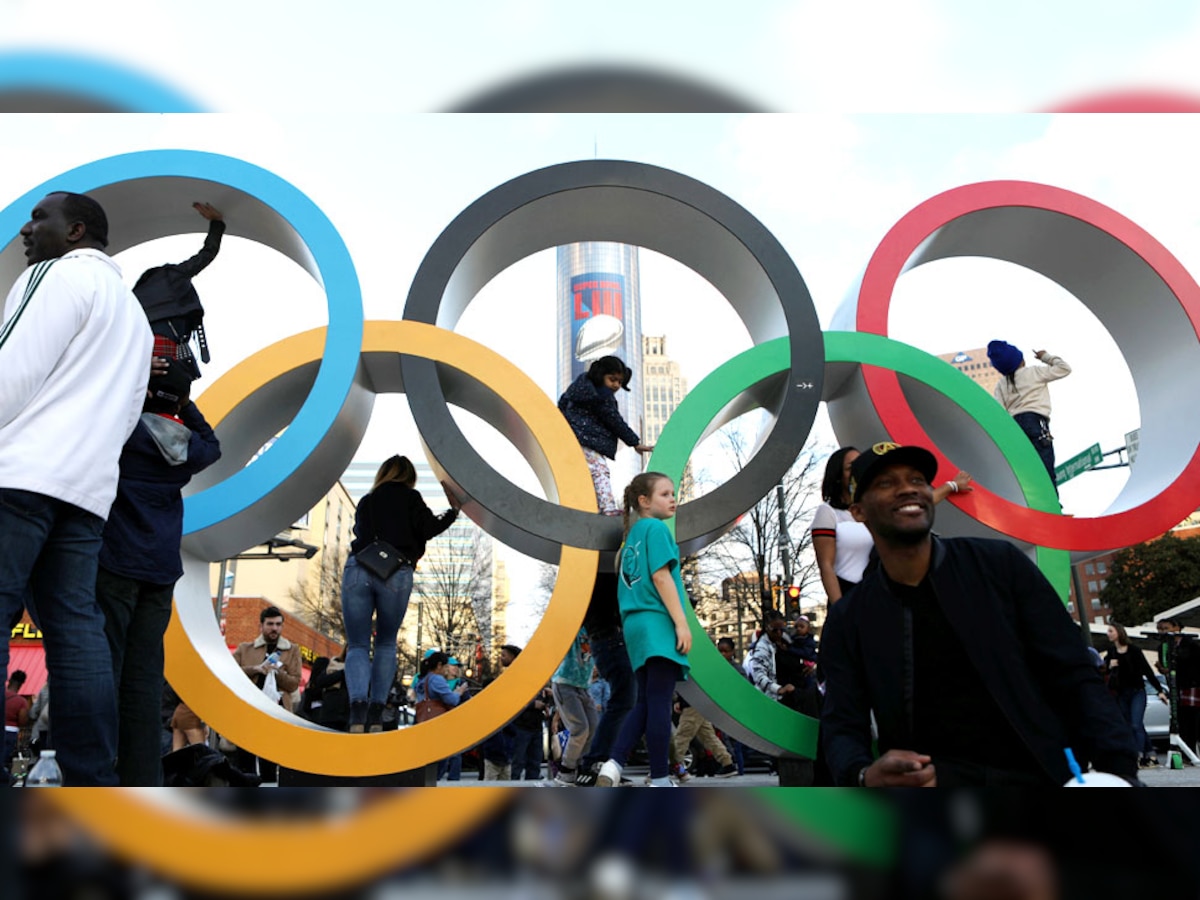 ओलंपिक रिंग की तस्वीर. (फोटो: Reuters) 