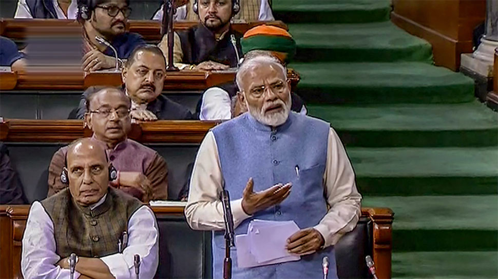 इशारों-इशारों में पीएम मोदी का राहुल पर हमला, 'सुनते थे भूकंप आएगा, 5 साल में नहीं आया'
