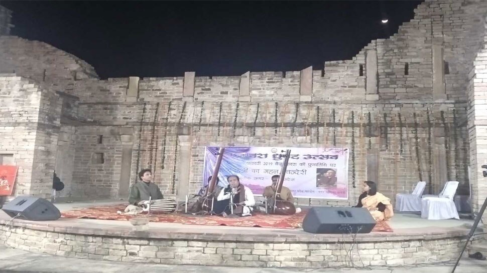 वसंत पंचमी पर ध्रुपद उत्सव का आयोजन Baijnath Mishra, Baiju Bawra, Chanderi, Madhya Pradesh Baiju Bawra, vasantotsav, wasifuddin Dagar, वसीफुद्दीन डागर