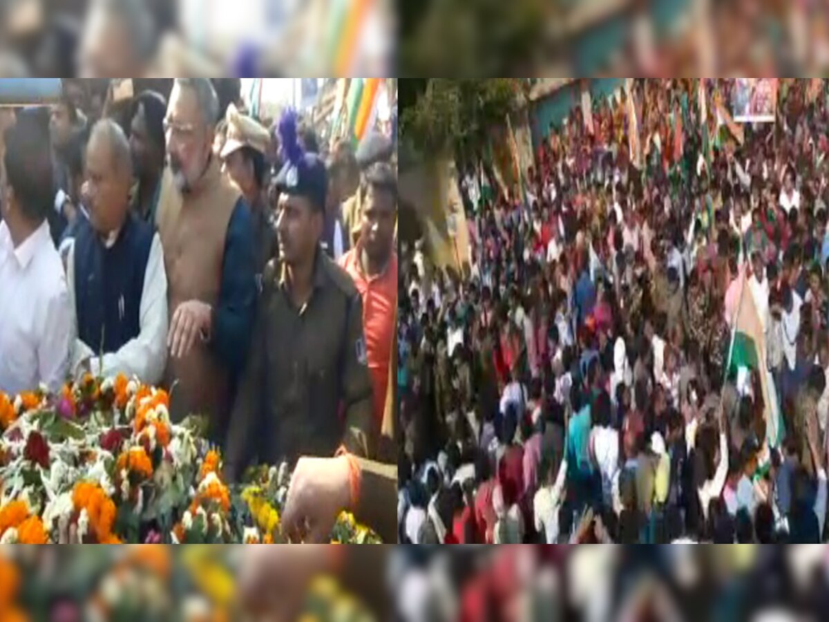 शहीद रतन ठाकुर को तीन साल के बेटे ने दी मुखाग्नि, अंतिम विदाई में उमड़ा जनसैलाब