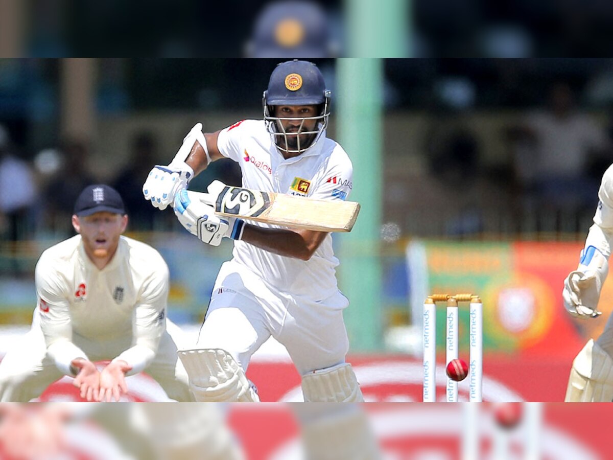 दक्षिण अफ्रीका के खिलाफ श्रीलंका की कप्तानी दिमुथ करुणारत्ने ने की. (फोटो: PTI) 