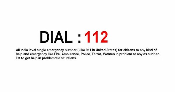 single emergency helpline number 112 launched in 16 states along with ...