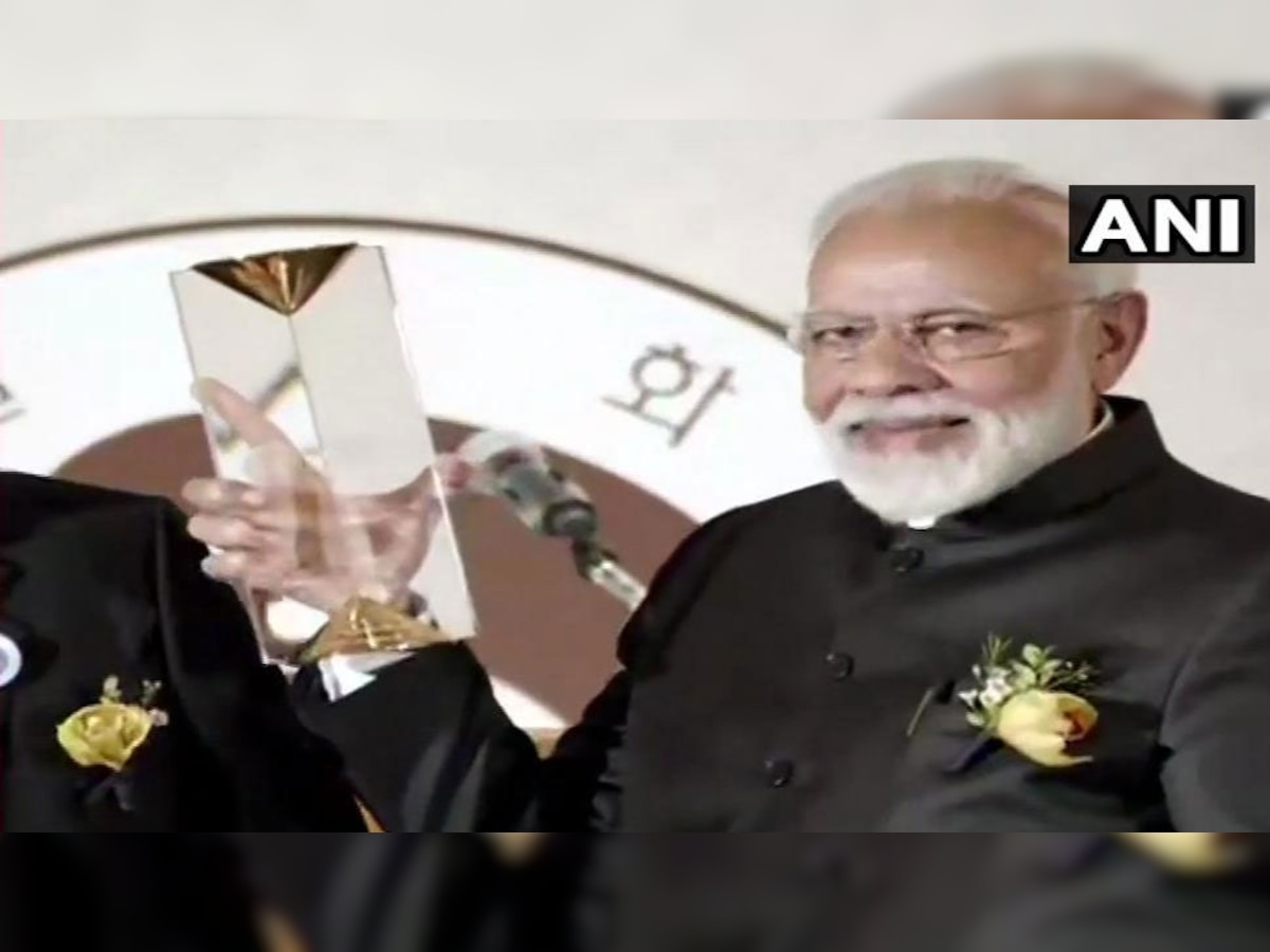 PM मोदी को मिला सियोल शांति पुरस्‍कार, भारतीयों को किया समर्पित