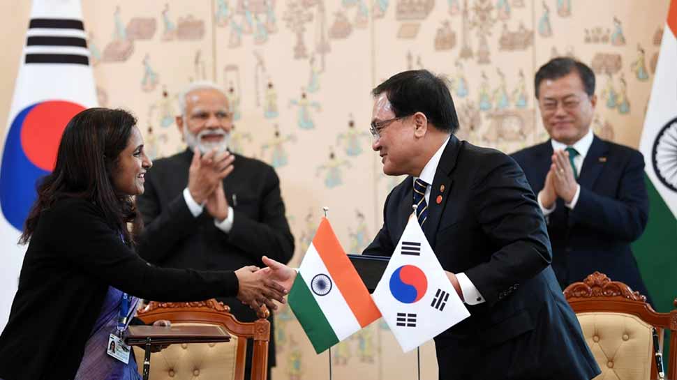 भारत-दक्षिण कोरिया के बीच वैश्विक अपराध से लड़ने समेत 7 MoU पर हुए हस्ताक्षर