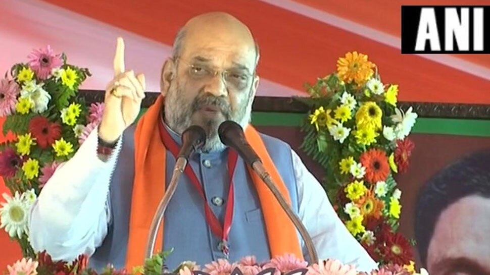 गोरखपुर में बोले अमित शाह, 'कश्मीर में बहा जवानों का खून व्यर्थ नहीं जाएगा'