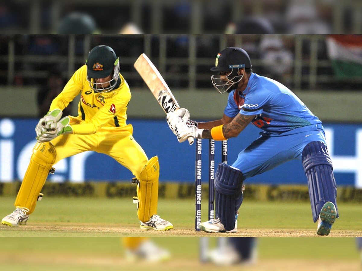 ओपनर केएल राहुल ने ऑस्ट्रेलिया के खिलाफ पहले टी20 मैच में 36 गेंदों पर 50 रन की पारी खेली. (फोटो: IANS) 