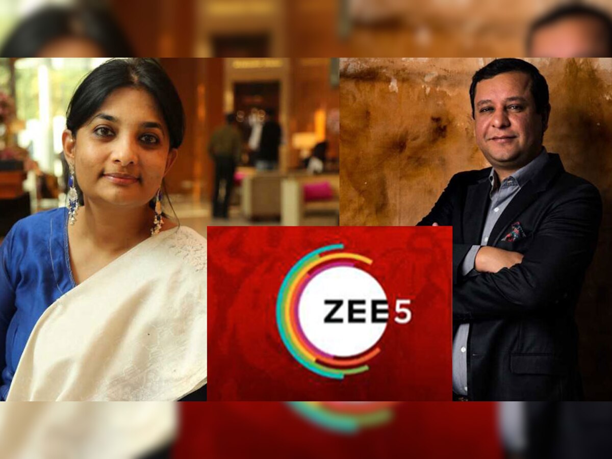 ZEE5 की चीफ बिजनेस ऑफिसर अर्चना आनंद और CEO अमित गोयनका.