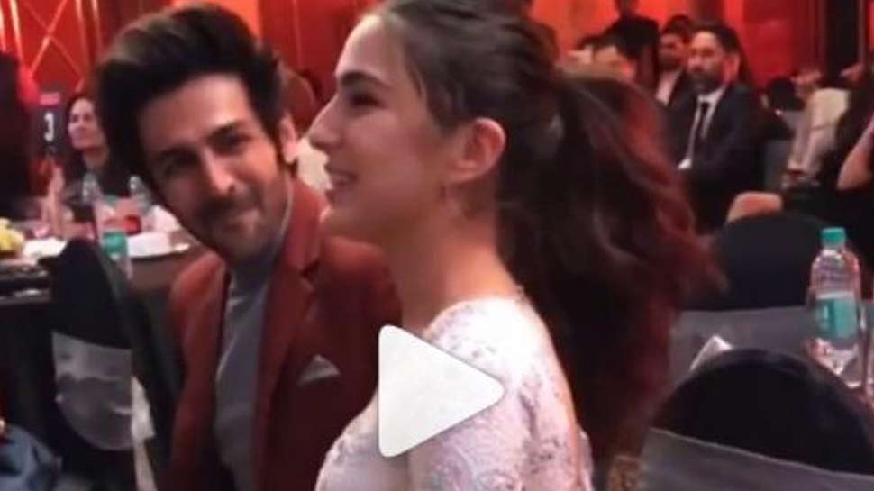 कार्तिक आर्यन और सारा अली खान का Kissing सीन लीक, वायरल हुआ VIDEO