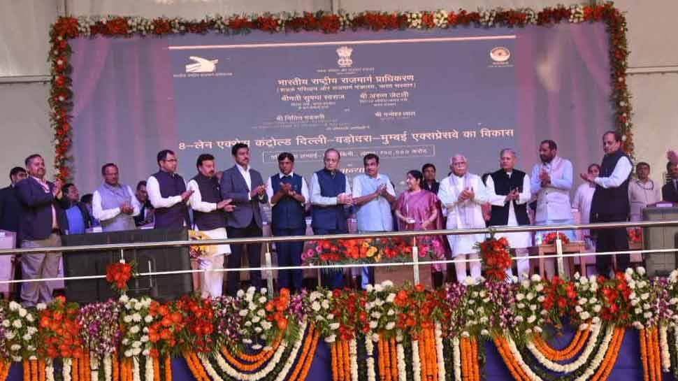 दिल्ली-मुंबई एक्सप्रेस-वे का शिलान्यास, सिर्फ 13 घंटे में तय होगा सफर