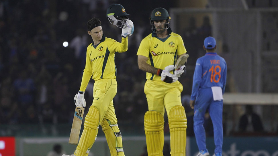 INDvsAUS 4th ODI: हैंड्सकॉम्ब और टर्नर ने बौना किया भारत का विशाल स्कोर, ऑस्ट्रेलिया को जिताया