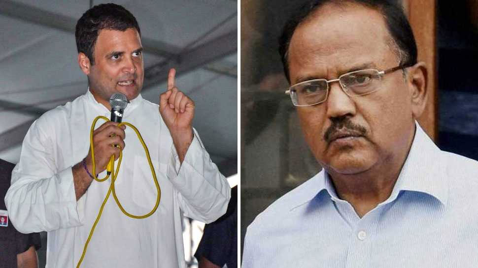 कांग्रेस अध्यक्ष के वार पर सरकार ने कहा, 'अजीत डोभाल के बारे में राहुल गांधी ने बोला झूठ'