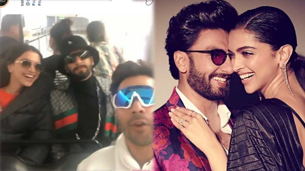 वरुण धवन ने एडॉप्ट किए नए पेरेंट्स! 'दीपवीर' के साथ वाला VIDEO देखकर छूट जाएगी हंसी वरुण धवन ने एडॉप्ट किए नए पेरेंट्स! 'दीपवीर' के साथ वाला VIDEO देखकर छूट जाएगी हंसी