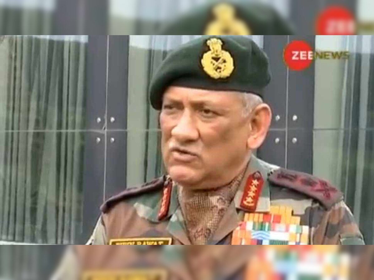 सेना प्रमुख बिपिन रावत गरजे, कहा- पाकिस्तान ने अब माहौल बिगाड़ा तो होगी बड़ी कार्रवाई