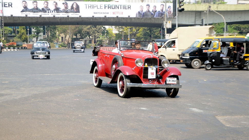 Vintage car and Classic bikes rally in Mumbai