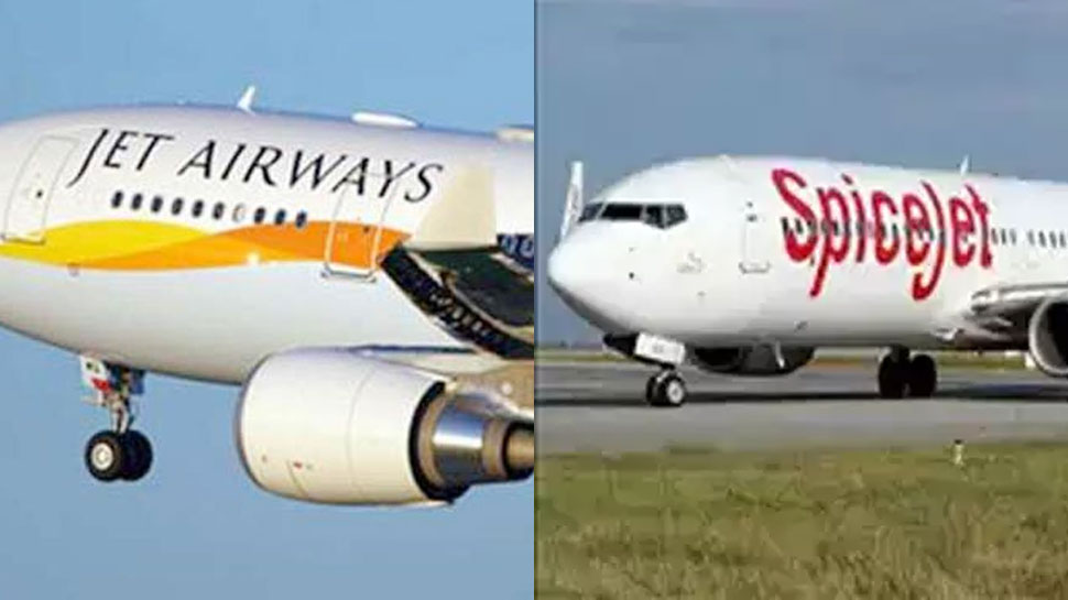 Jet Airways के ग्राउंडेड विमानों का परिचालन कर सकती है SpiceJet
