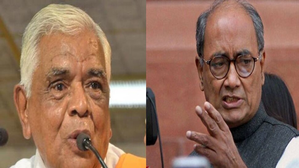 पूर्व CM ने दिग्विजय सिंह को दी भोपाल से चुनाव लड़ने की चुनौती, बोले- 'आओ दो-दो हाथ हो जाए'
