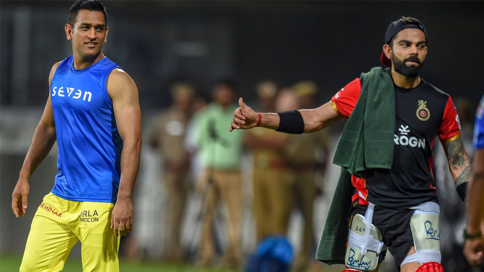 IPL 2019, CSKvsRCB: चेन्नई सुपर किंग्स और रॉयल चैलेंजर्स बेंगलुरु की प्लेइंग-XI, जानें कब और कहां होगा मैच IPL 2019, CSKvsRCB: चेन्नई सुपर किंग्स और रॉयल चैलेंजर्स बेंगलुरु की प्लेइंग-XI, जानें कब और कहां होगा मैच