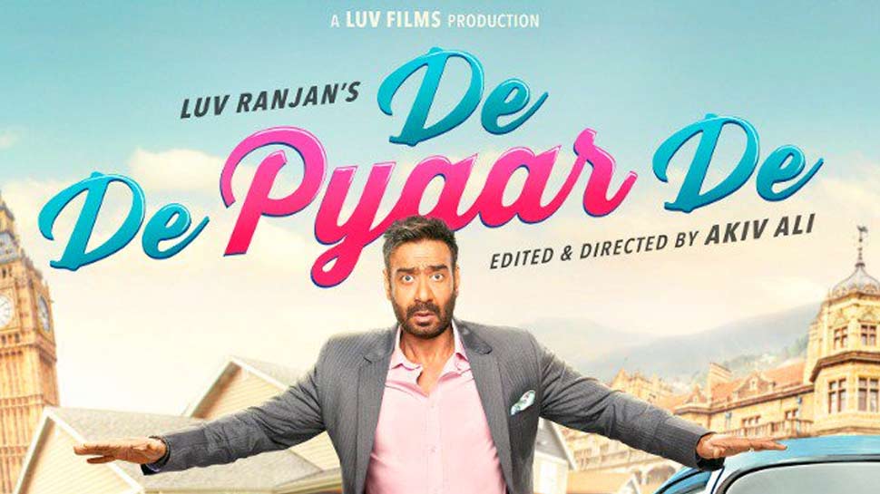 सामने आया 'दे दे प्यार दे' का फर्स्टलुक, अजय देवगन फिर हुए दो गाड़ियों पर सवार सामने आया 'दे दे प्यार दे' का फर्स्टलुक, अजय देवगन फिर हुए दो गाड़ियों पर सवार