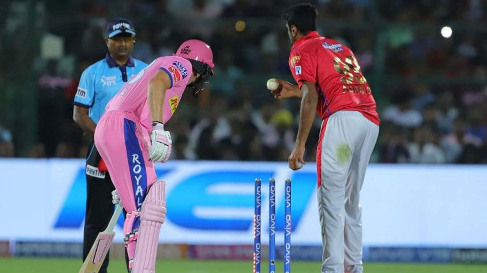 बटलर IPL 'मैंकडिंग' के पहले शिकार बने, जानिए इस घटना पर अश्विन ने क्या कहा बटलर IPL 'मैंकडिंग' के पहले शिकार बने, जानिए इस घटना पर अश्विन ने क्या कहा