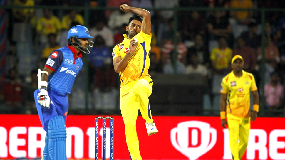 IPL 2019: कप्तान धोनी की तरह कूल है चेन्नई का यह पेसर, मैच में दिख रहा है प्रैक्टिस का दम IPL 2019: कप्तान धोनी की तरह कूल है चेन्नई का यह पेसर, मैच में दिख रहा है प्रैक्टिस का दम