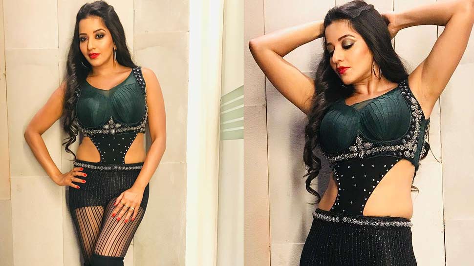 मोनालिसा के इस शो में आने के बाद टीआरपी काफी बढ़ गई monalisa new photos in Black gown