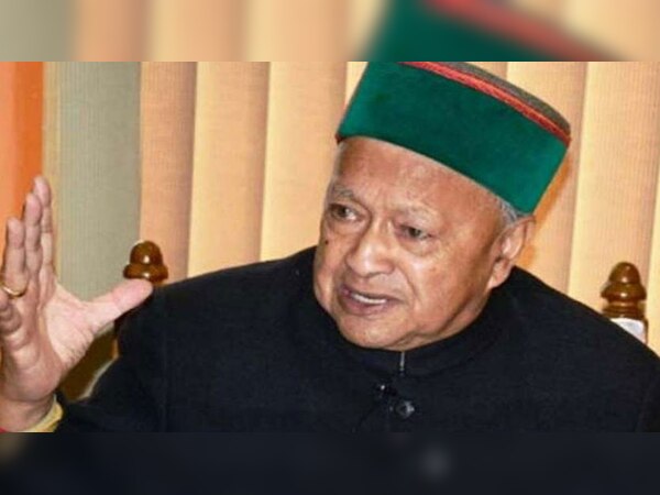 हिमाचल प्रदेश के पूर्व मुख्यमंत्री वीरभद्र सिंह का फाइल फोटो