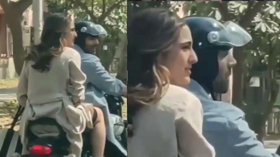 सारा अली खान को महंगी पड़ी कार्तिक के साथ बाइक की सैर, बिना हेलमेट सवारी पर मिला पुलिस का नोटिस सारा अली खान को महंगी पड़ी कार्तिक के साथ बाइक की सैर, बिना हेलमेट सवारी पर मिला पुलिस का नोटिस